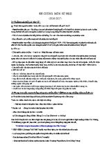 Đề cương ôn thi học kỳ II môn Lịch sử Lớp 11 - Năm học 2016-2017